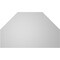 Ekena Millwork Octagonal Top Surface Mount PVC Gable Vent w/ 2"W x 2"P Brickmould Sill Frame, 20"W x 12"H GVPOT20X1203SN - alternate 3